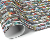 Packpapier bildet Lokomotiven aus (Rolleneckpunkt)