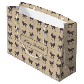 Packpapier Blätter Set Große Geschenktüte (Rückseite Schrägansicht)