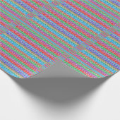 Packpapier-bunte grafische Linie Muster Geschenkpapier (Ecke)