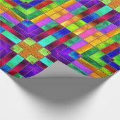 Packpapier der Buntglas-Kunst-7 (Ecke)