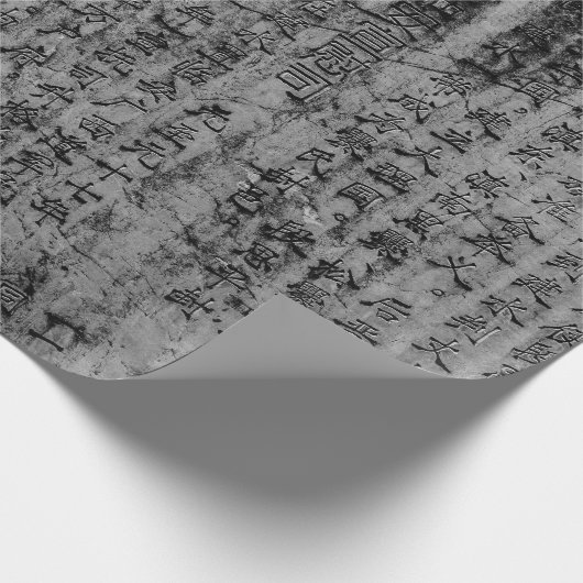 Packpapier der chinesischen Schriftzeichen (Ecke)