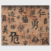 Packpapier der chinesischen Schriftzeichen (Flach)