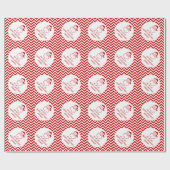 Packpapier der frohen Weihnachten mit (Flach)