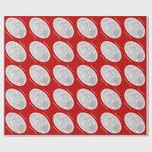 Packpapier der frohen Weihnachten mit (Flach)