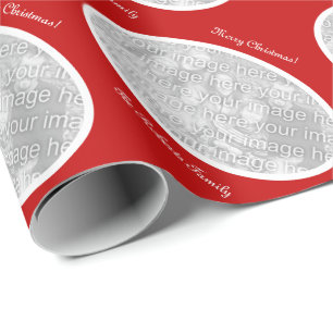 Packpapier der frohen Weihnachten mit