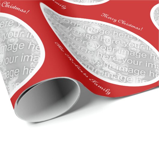 Packpapier der frohen Weihnachten mit (Rolleneckpunkt)