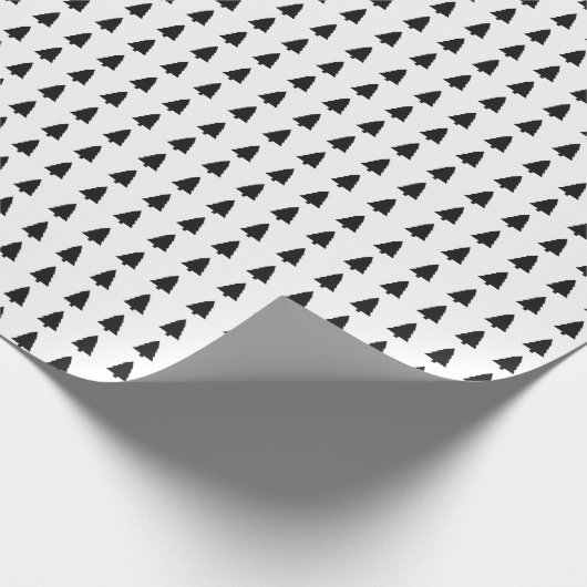 Packpapier der Weihnachtsbaum-| (Ecke)