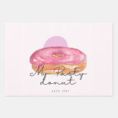 Packpapier Donut Geschenkpapier Set (Vorderseite 3)