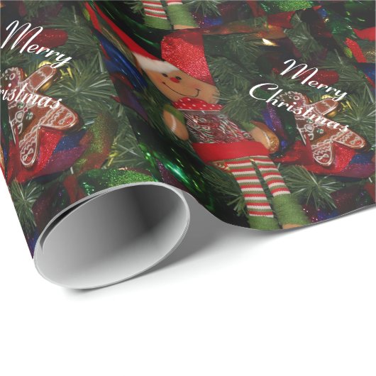 Packpapier/Elf Geschenkpapier (Rolleneckpunkt)