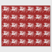Packpapier - Feiertags-Pferd (Flach)