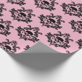 Packpapier für Babypink und Schwarzschädel (Ecke)