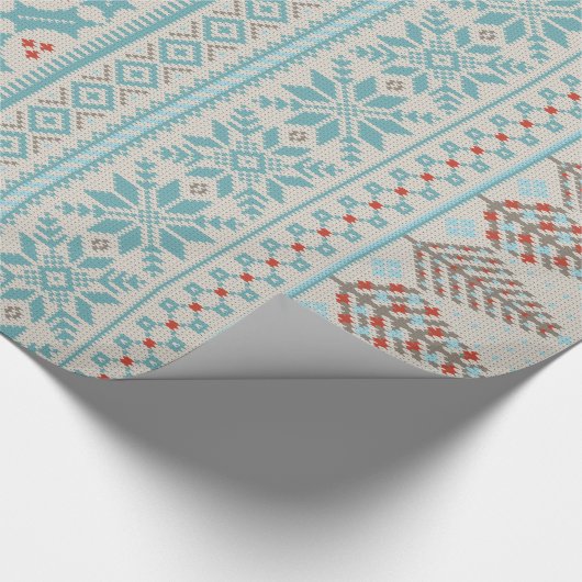 Packpapier für den Strick (Ecke)