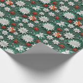 Packpapier für den Urlaub Florals (Ecke)