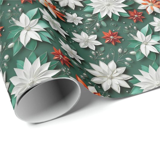 Packpapier für den Urlaub Florals (Rolleneckpunkt)