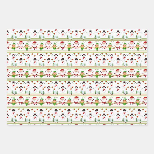 Packpapier für den Urlaub Geschenkpapier Set (Vorderseite)