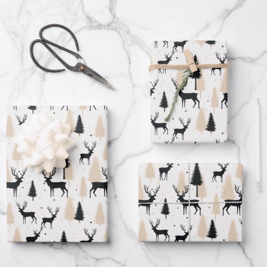 Packpapier für den Urlaub Geschenkpapier Set (Vorderseite)