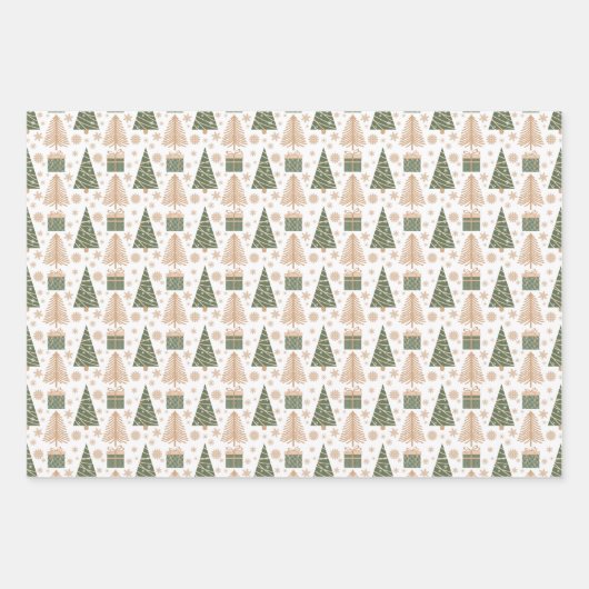 Packpapier für den Urlaub Geschenkpapier Set (Vorderseite 2)