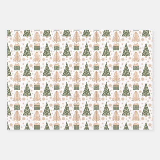 Packpapier für den Urlaub Geschenkpapier Set (Vorderseite)