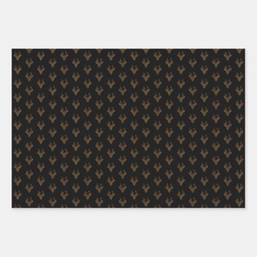 Packpapier für den Urlaub Geschenkpapier Set (Vorderseite 2)