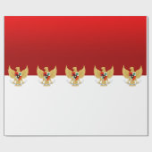 Packpapier für die indonesische Flagge (Flach)