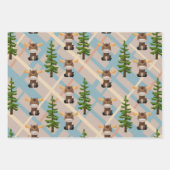 Packpapier für Elch- und Mobile-Babydusche Geschenkpapier Set (Vorderseite 3)