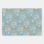 Packpapier für Elch- und Mobile-Babydusche Geschenkpapier Set (Vorderseite 2)