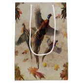 Packpapier für Fasan Mittlere Geschenktüte (Rückseite)