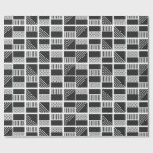 Packpapier für geometrische Quadrate (Flach)