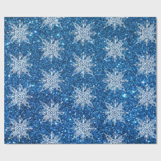 Packpapier für Glitzer und Schneeflocken (Flach)
