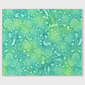 Packpapier für grüne Batik-Blume (Flach)