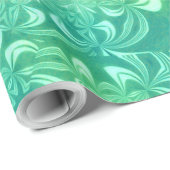 Packpapier für grüne Batik-Blume (Rolleneckpunkt)