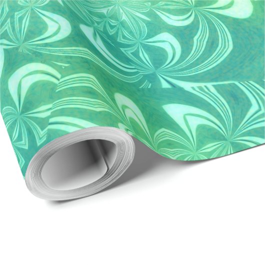 Packpapier für grüne Batik-Blume (Rolleneckpunkt)