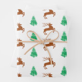 Packpapier für Hirsche Geschenkpapier Set (Beispiel)
