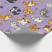 Packpapier für Kätzchen und Welpen (Ecke)