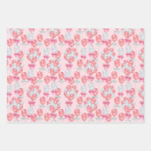 Packpapier für kleine Mädchen Geschenkpapier Set (Vorderseite 2)