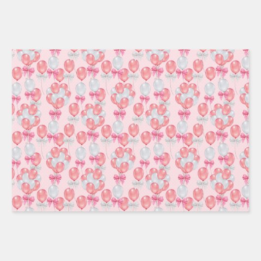 Packpapier für kleine Mädchen Geschenkpapier Set (Vorderseite 2)