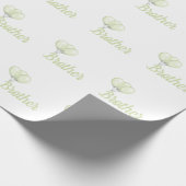 Packpapier für personalisierte Brüder (Ecke)