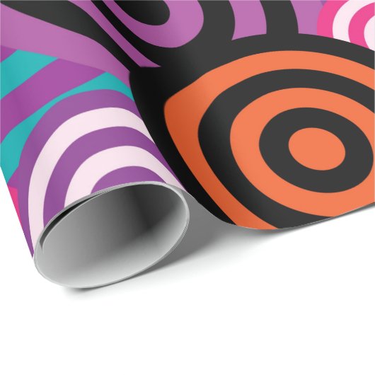 Packpapier für psychedelische Kreise (Rolleneckpunkt)