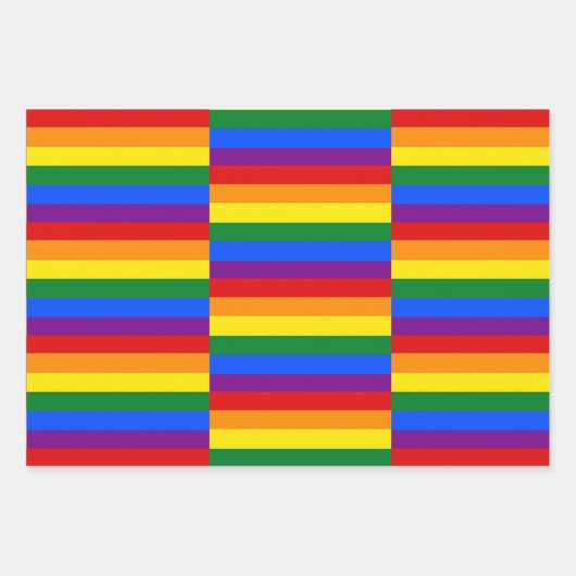 Packpapier für Regenbogenpresse 3 Designs Geschenkpapier Set (Vorderseite 2)