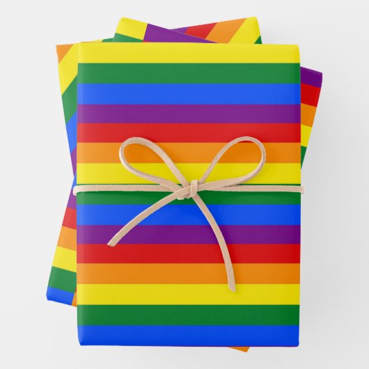 Packpapier für Regenbogenpresse 3 Designs Geschenkpapier Set (Beispiel)