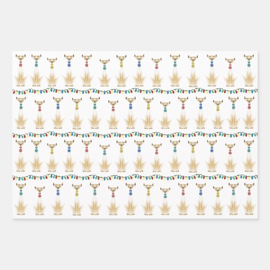 Packpapier für Siamkatzen Geschenkpapier Set (Vorderseite 2)