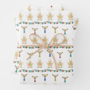 Packpapier für Siamkatzen Geschenkpapier Set