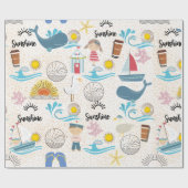 Packpapier für Strandtage (Flach)