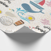 Packpapier für Strandtage (Ecke)