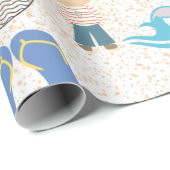 Packpapier für Strandtage (Rolleneckpunkt)