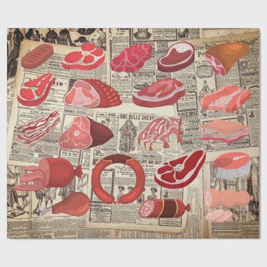 Packpapier für Würstchenliebhaber (Flach)