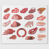 Packpapier für Würstchenliebhaber (Flach)