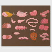 Packpapier für Würstchenliebhaber (Flach)