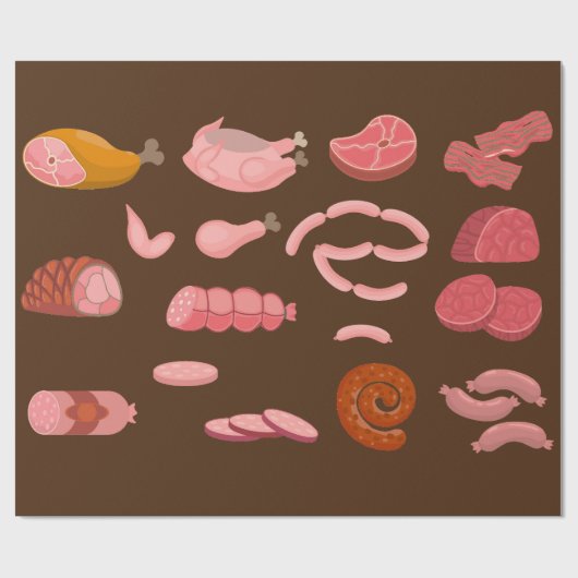 Packpapier für Würstchenliebhaber (Flach)