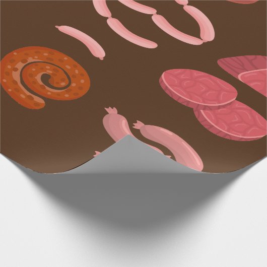 Packpapier für Würstchenliebhaber (Ecke)